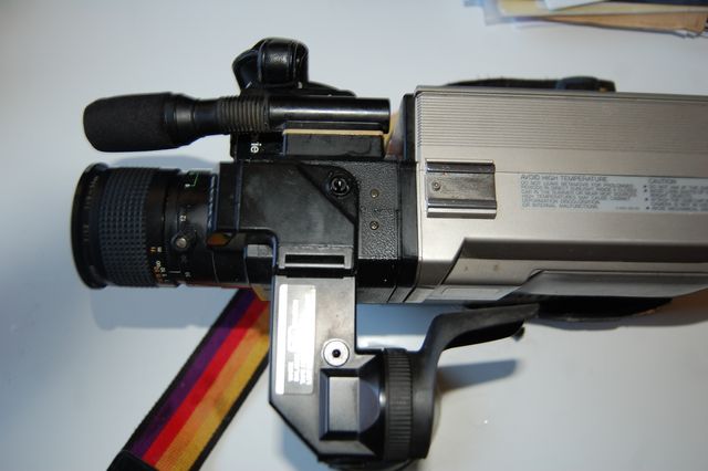 cámara de video vintage