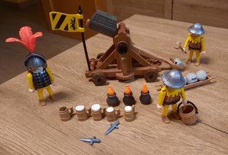 Playmobil 3653 Cavaliere Con Leone E Bandiera &ndash; Giocattolo Usato Per Bambini 3-4 Anni