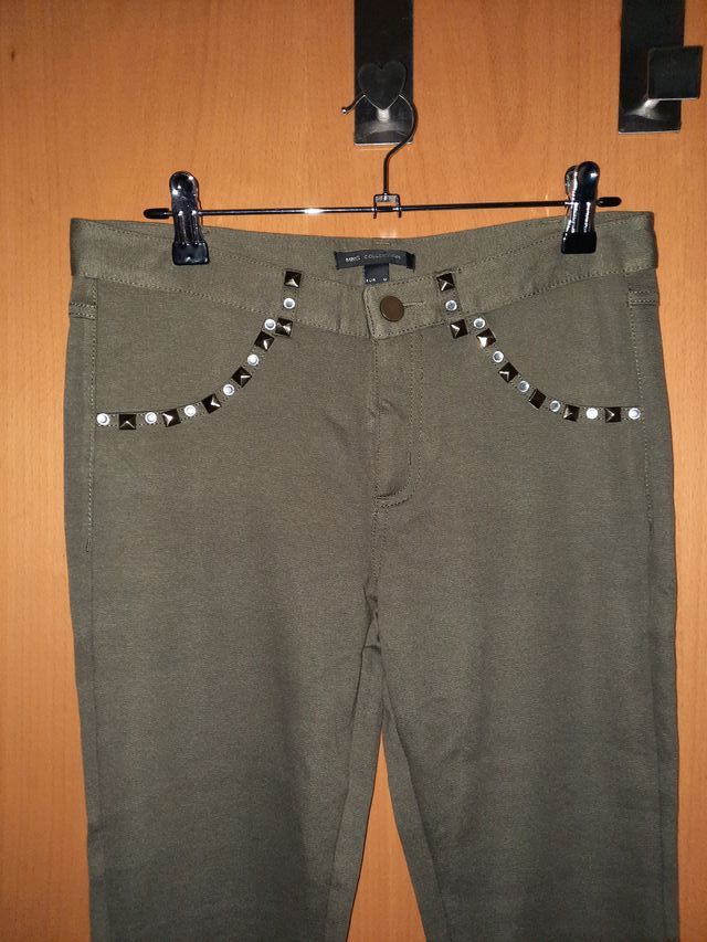 Pantalones leggings verde caqui a estrenar