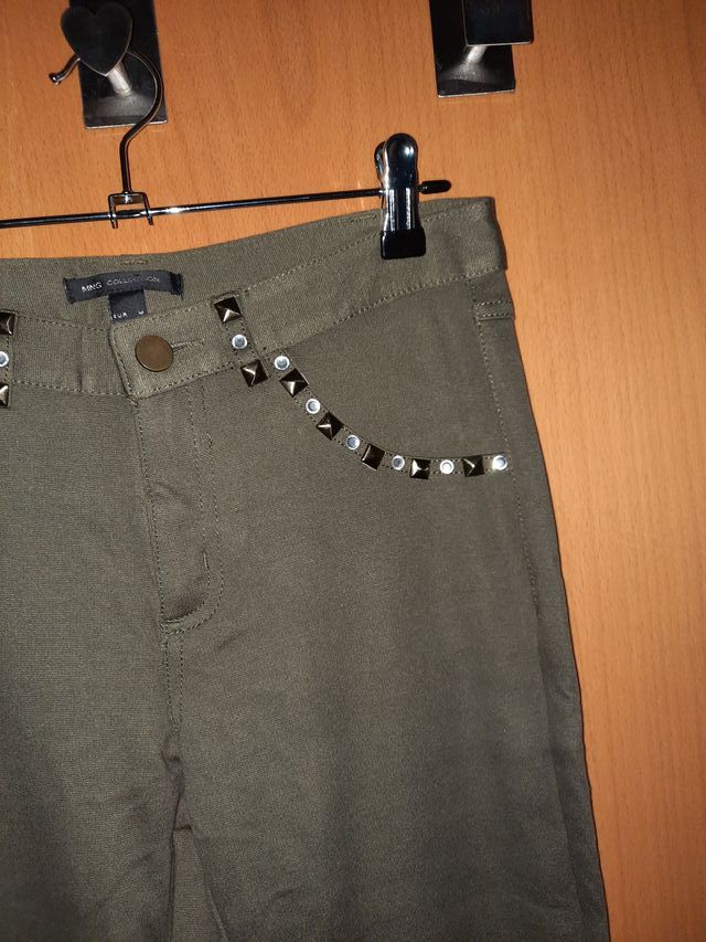 Pantalones leggings verde caqui a estrenar