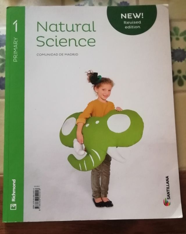 Libro de Naturales de primero EP