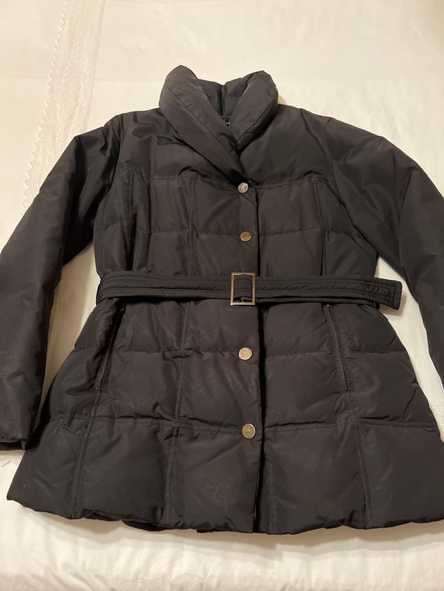PARKA SRA NEGRA ZARA TALLA L