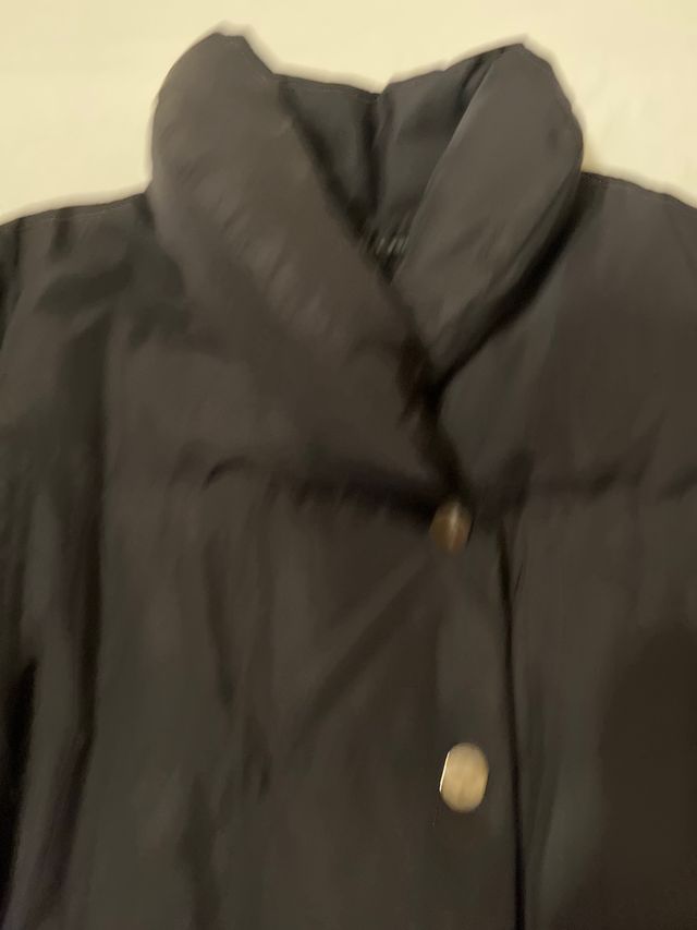 PARKA SRA NEGRA ZARA TALLA L