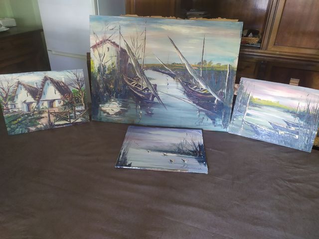 3 Cuadros Pinturas A.Rocamora (Grande vendido)