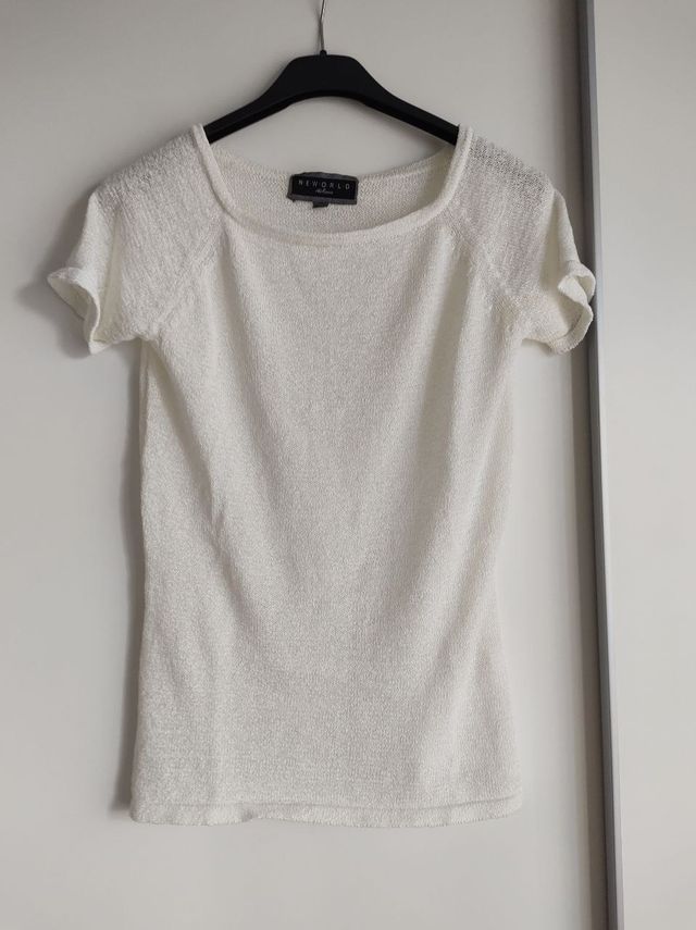 Maglia maniche corte bianca