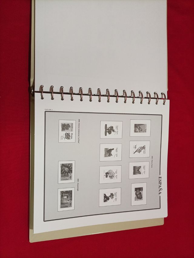 Hojas 2007 a 2011 . 15 anillas , NUEVAS sin estuch