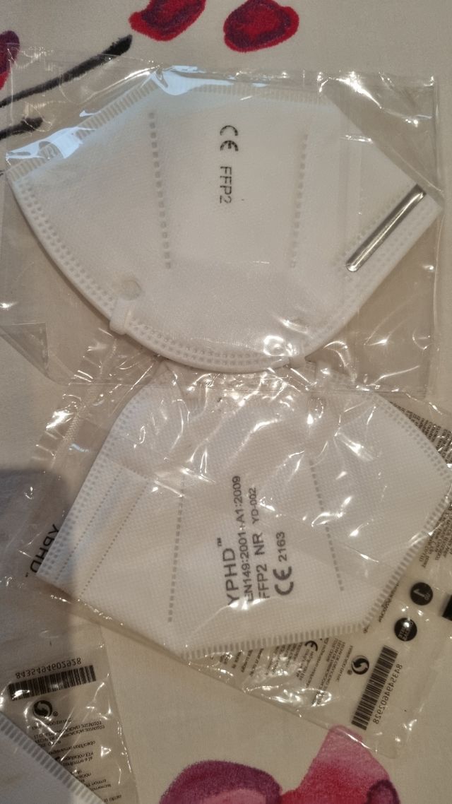 5 mascarillas FFFP2 - TODAS POR 1€