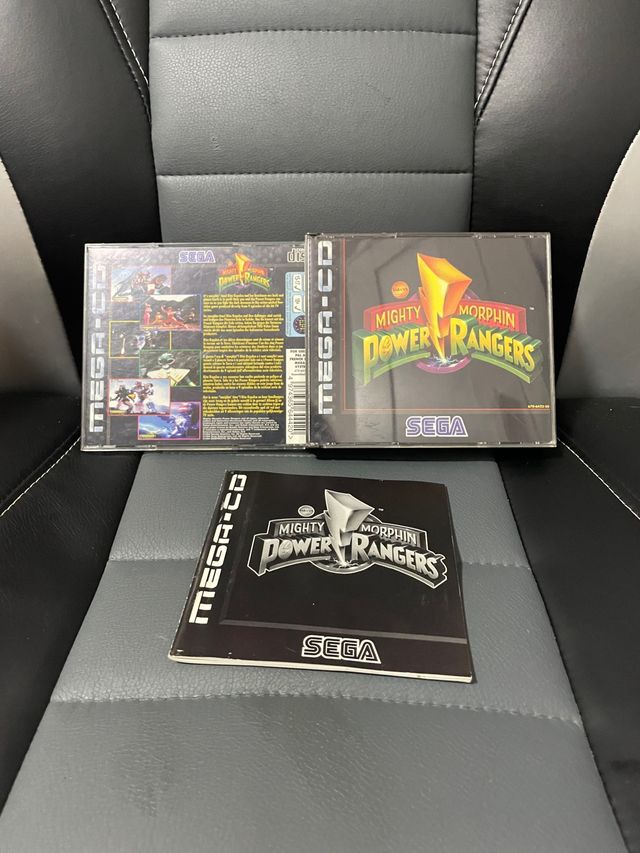 Caja y manual power ranger Mega Cd