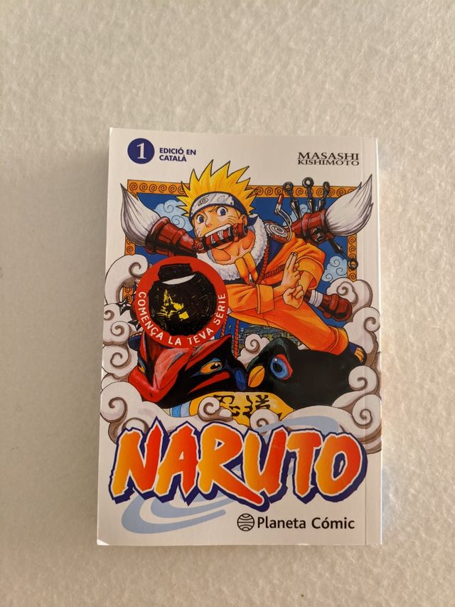 Libro manga "Naruto " número 1 (edición catalán)