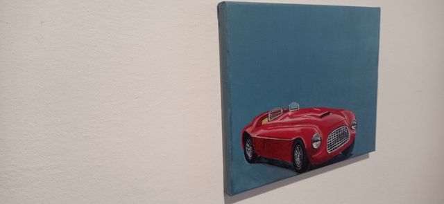 Ferrari dipinto olio su tela