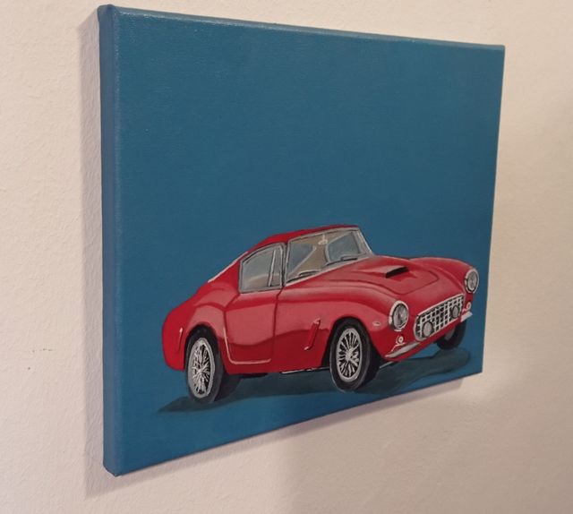 Quadro Ferrari d'epoca collezione
