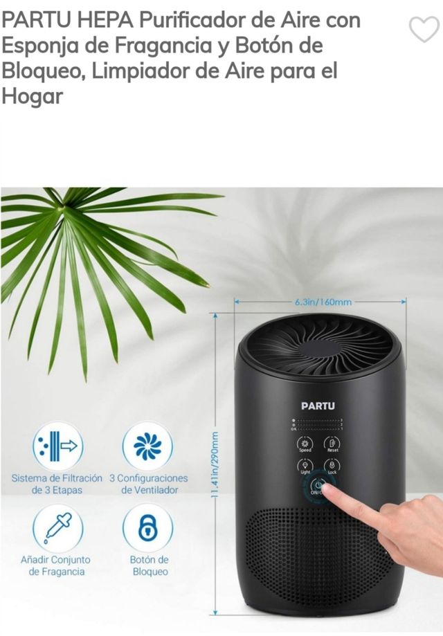 NUEVO purificador de aire limpiador filtro