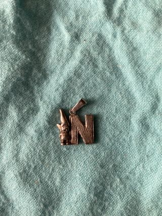 Colgante inicial de plata de ley