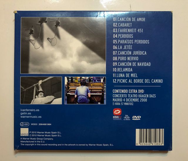 CD + DVD IVAN FERREIRO - Picnic Extraterrestre