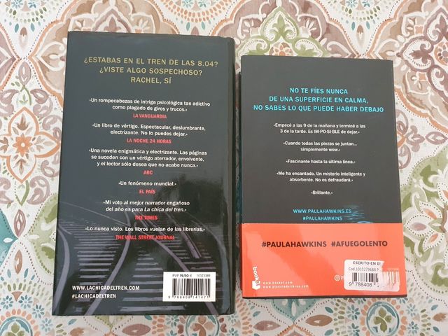 La chica del tren/ Escrito en el agua