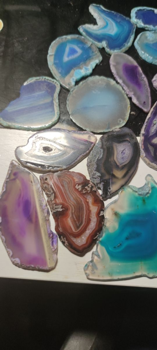 Colgantes artesanal de ágata Brasil