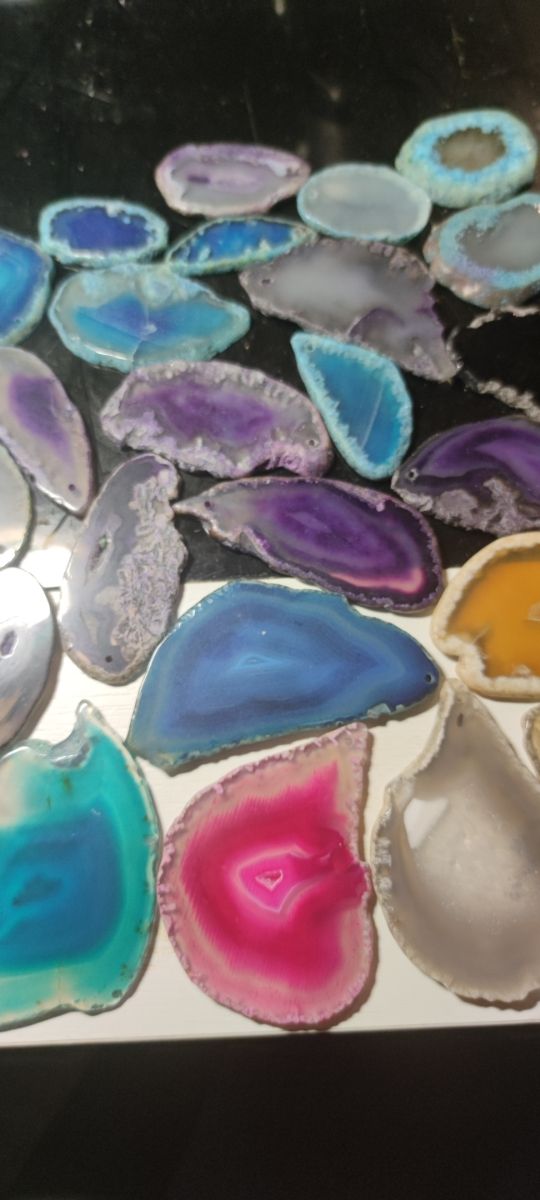 Colgantes artesanal de ágata Brasil