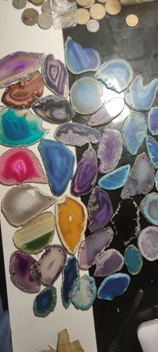 Colgantes artesanal de ágata Brasil