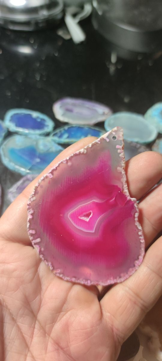 Colgantes artesanal de ágata Brasil