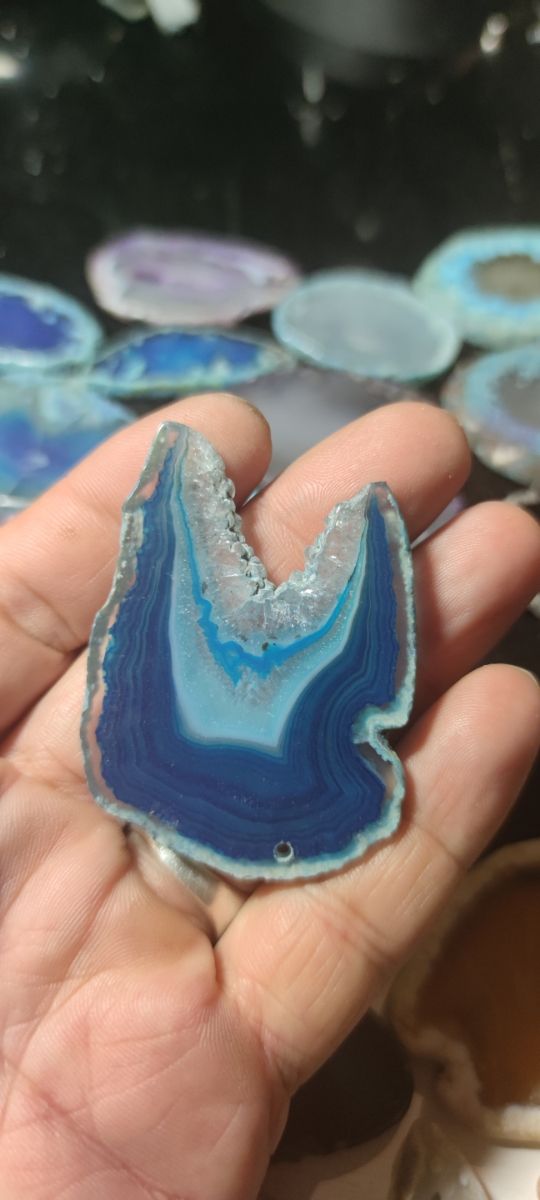 Colgantes artesanal de ágata Brasil