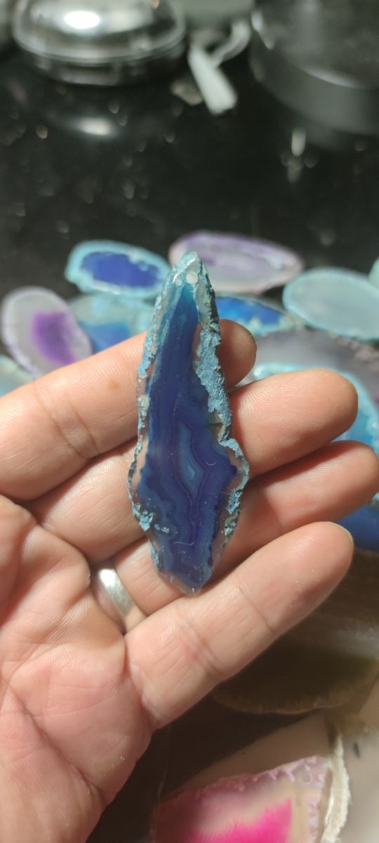 Colgantes artesanal de ágata Brasil