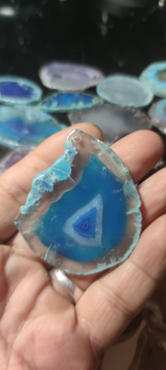 Colgantes artesanal de ágata Brasil