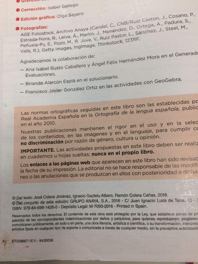 MATEMÁTICAS 2 ESO EDIT ANAYA