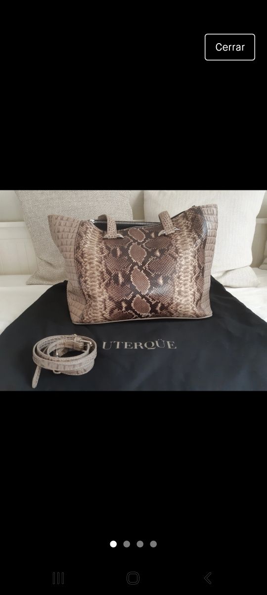 Bolso uterque animal print