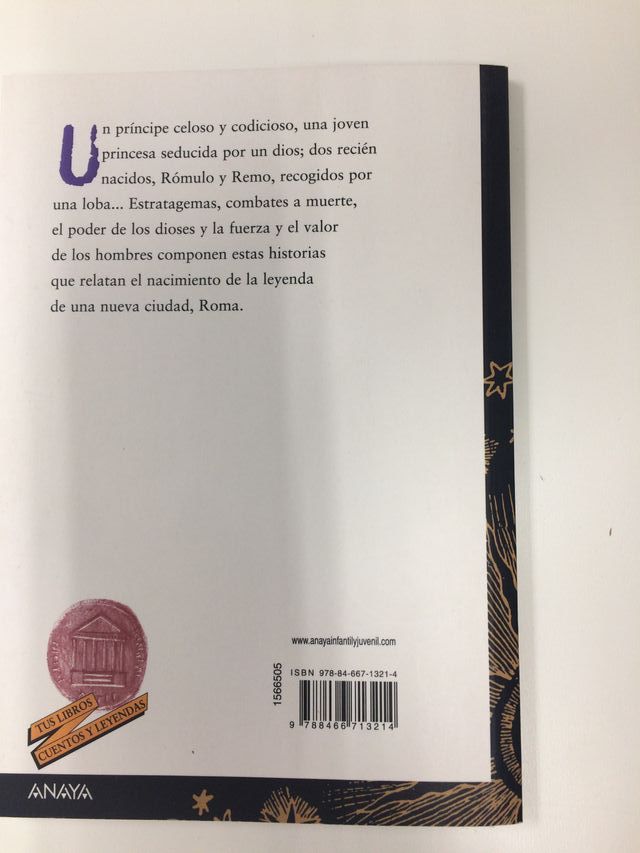 CUENTOS Y LEYENDAS DEL NACIMIENTO DE ROMA.