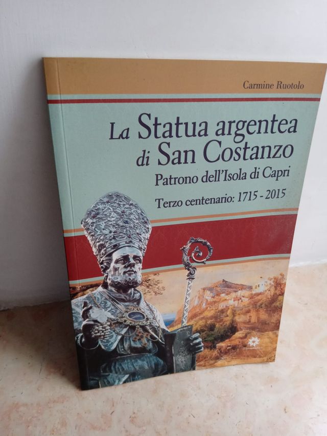 Carmine Ruotolo,la statua argentea di San Costanzo