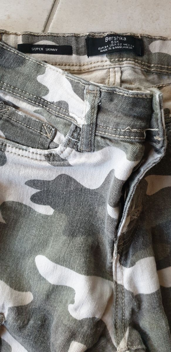 lotto abbigliamento set ragazza, 3 jeans + 1 short