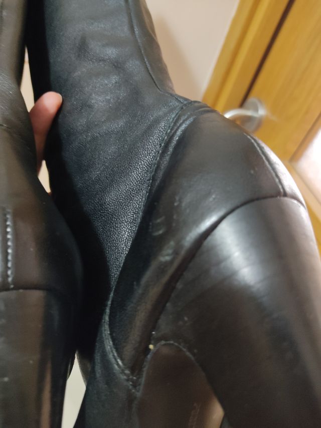 Botas de piel caña alta Purificación Garcia