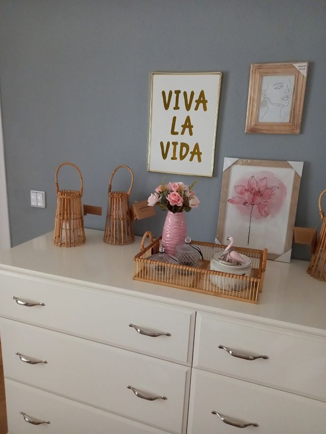 Jarrón/farol bambú NUEVOS