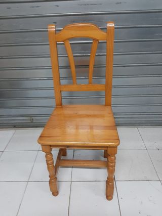 silla madera