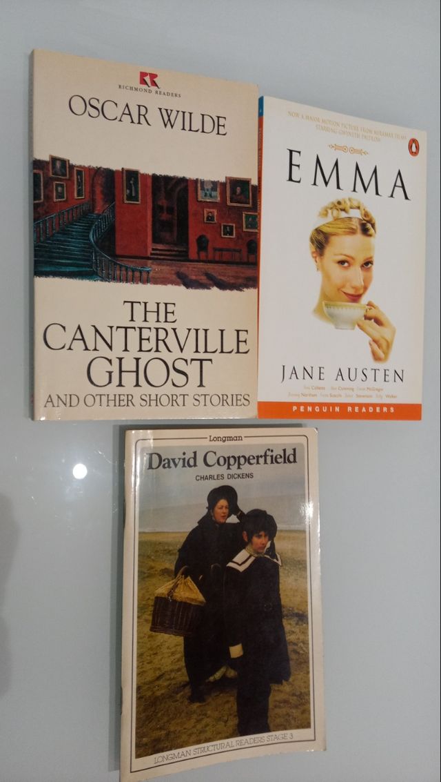 Novelas en inglés, varios títulos