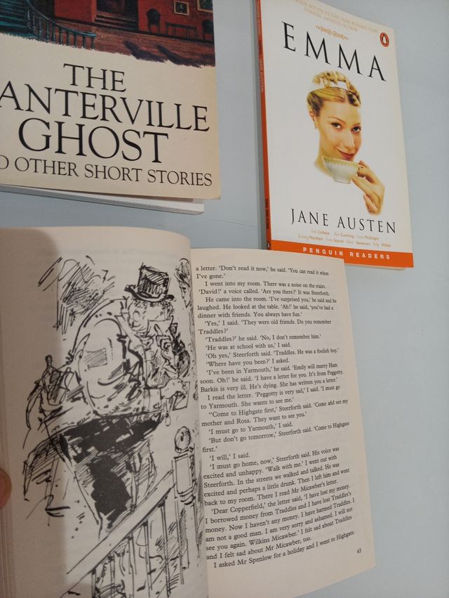 Novelas en inglés, varios títulos