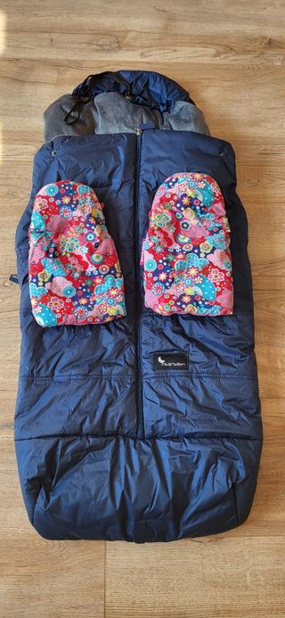 Saco carrito bebe universal + guantes carrito 