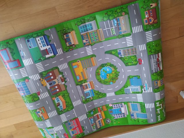 manta de juegos enrollable