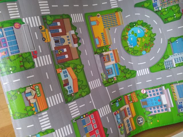 manta de juegos enrollable