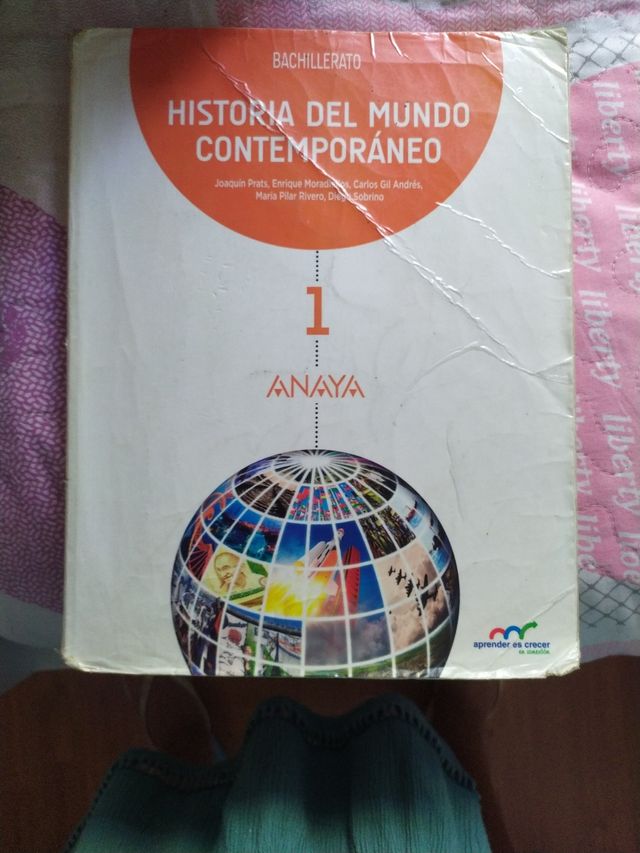 Libro historia del mundo contemporáneo 1°bachiller