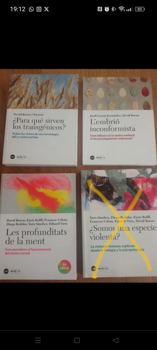 Pack 3 Libros UB David Bueno