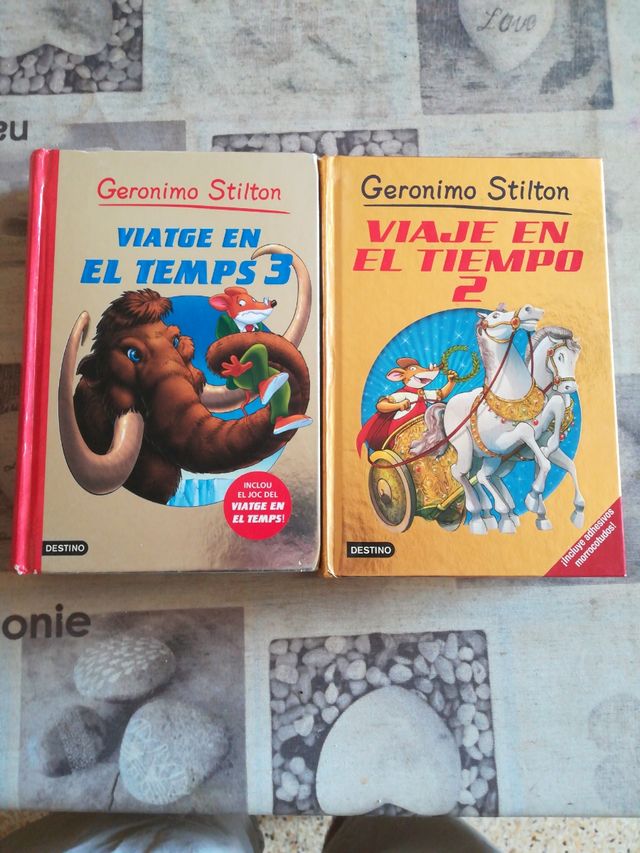 Pack libros Geronimo Stilton viaje en el tiempo