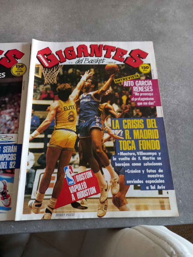 GIGANTES DEL BASQUET 4 revistas