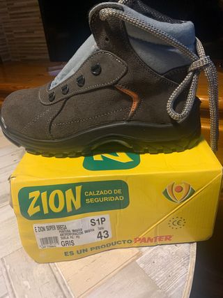 Zion Super Brega Prolaboral Botas Seguridad PANTER Zion Punta