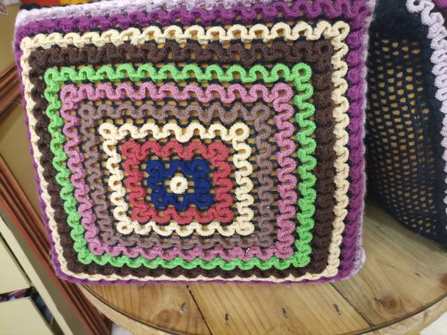 cojines Crochet vintage 