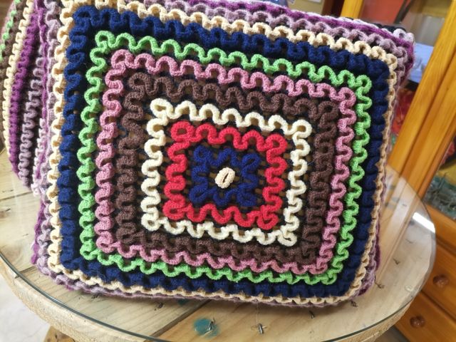 cojines Crochet vintage 