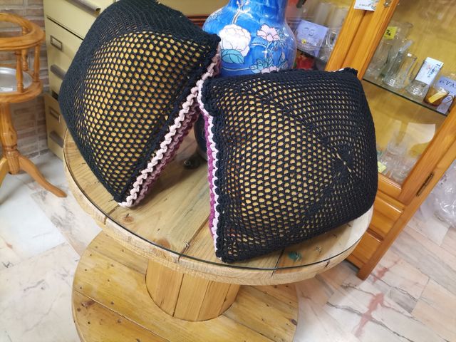 cojines Crochet vintage 