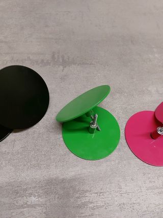 6 attaccapanni colorati diam.9