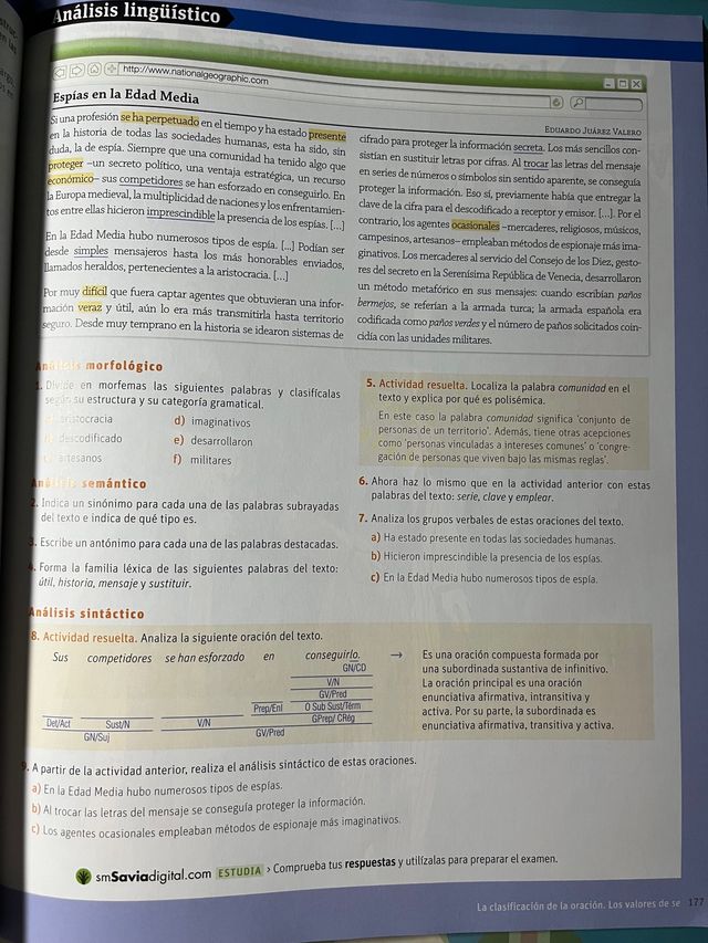 Libro de lengua castellana y literatura 1º bach