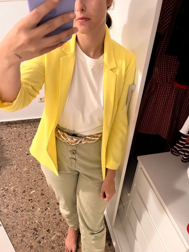 Blazer amarilla